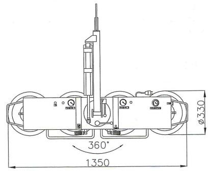 Arbeitsdiagramm Glassauger GL 450-K 0