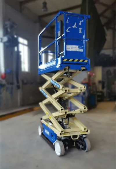 Scherenbühne Elektro S77 E08 mieten München Augsburg Landsberg